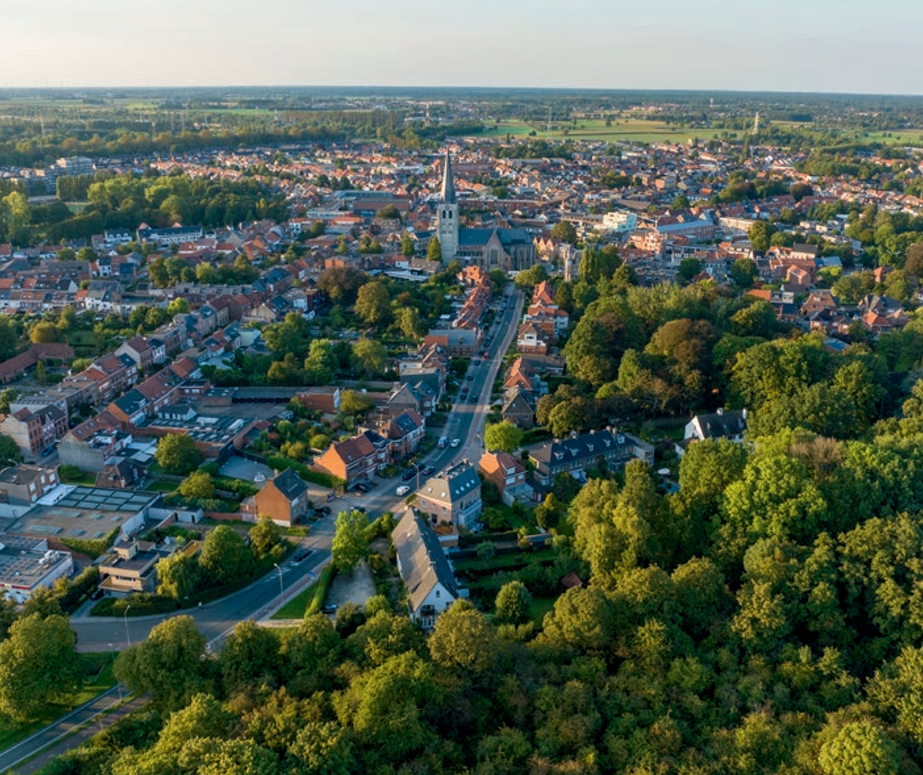 Uitzicht over Ekeren